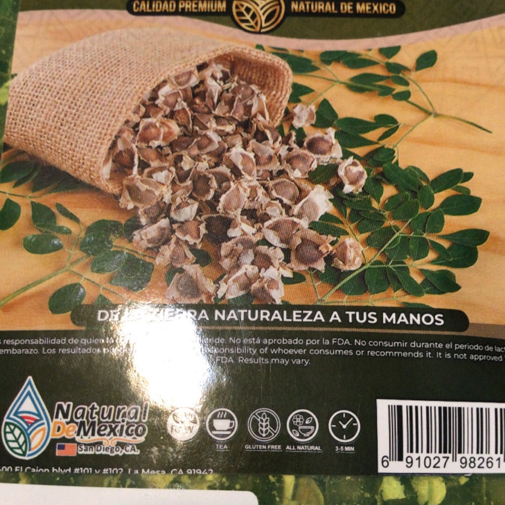 Natural De Mexico Moringa Seeds